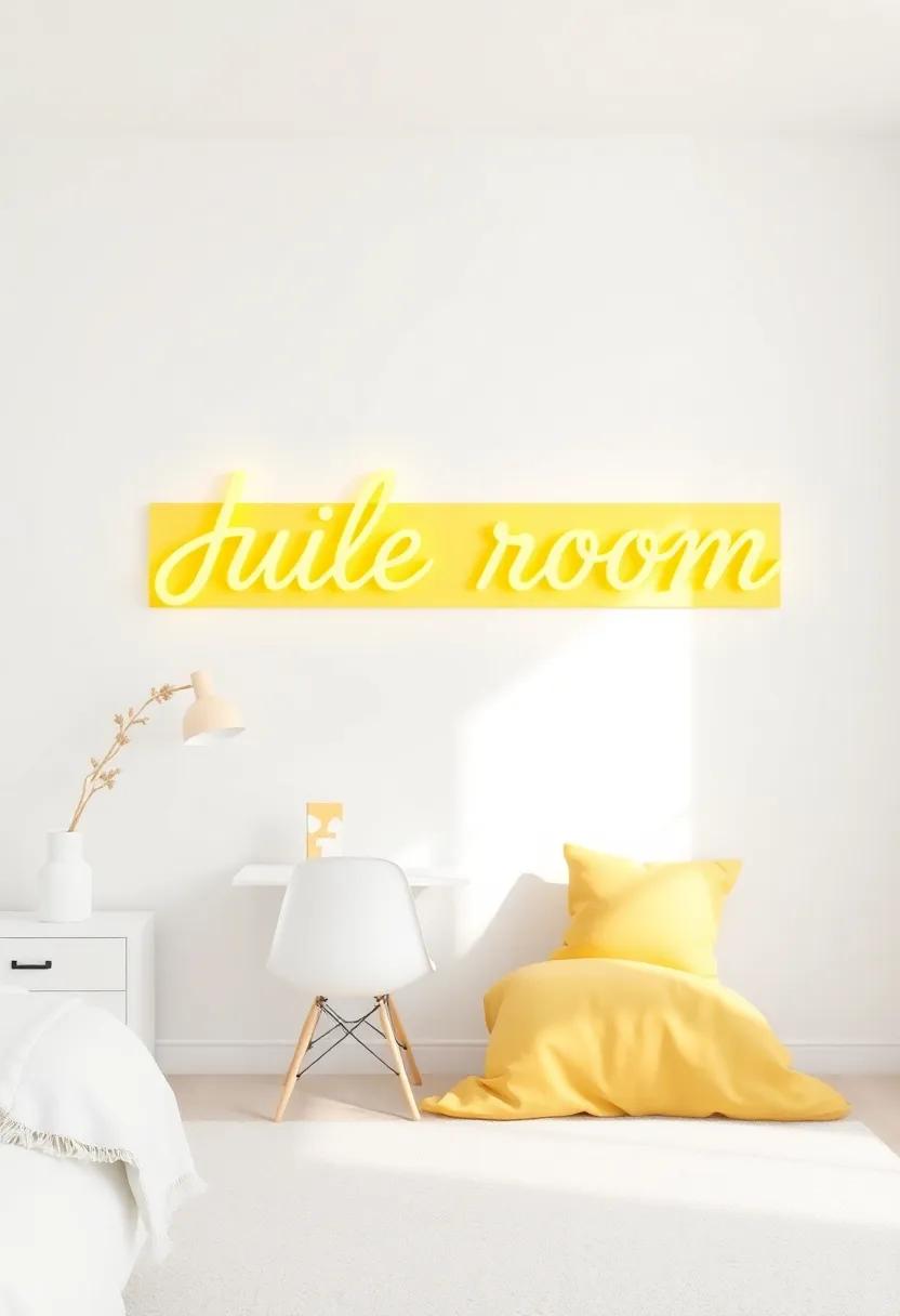 inspirational Quotes: ⁣Frame uplifting quotes in light yellow and ⁢white colors to‌ inspire and motivate ‌your teen daily