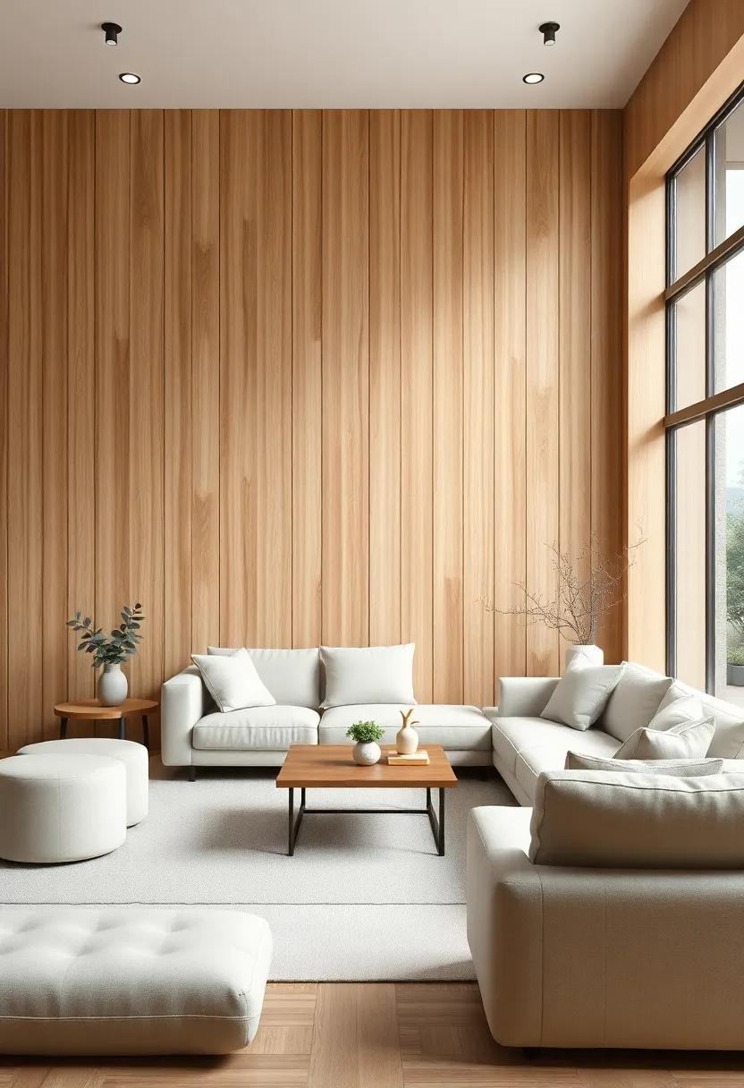 Modern Furniture Pairing: Combine contemporary furniture pieces with​ traditional wooden paneling for an eclectic yet‌ harmonious look