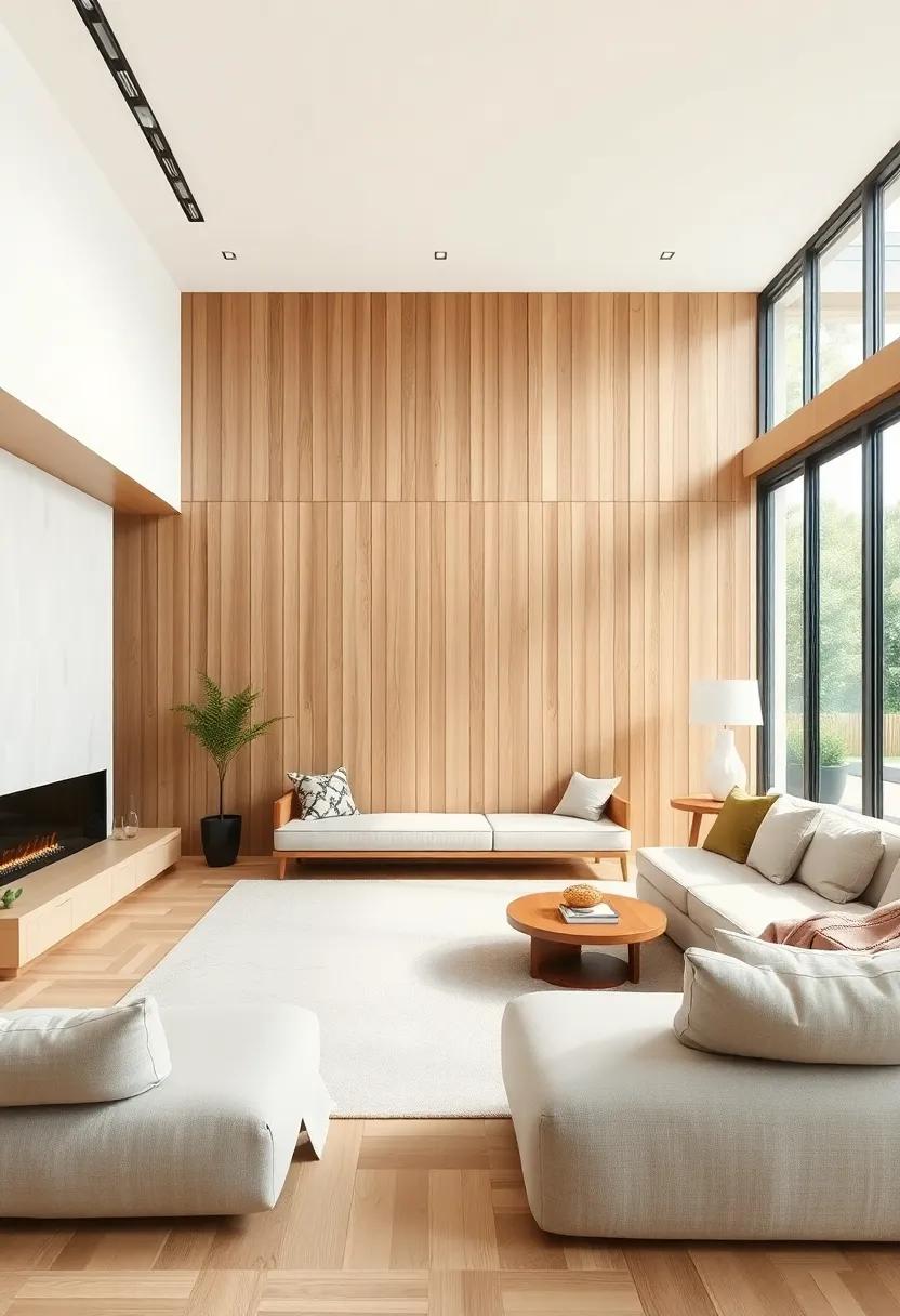Open-Air Feel: Create‌ an outdoor connection with large windows or sliding doors that invite the outside in,bridging the indoor wood with natural‍ landscapes