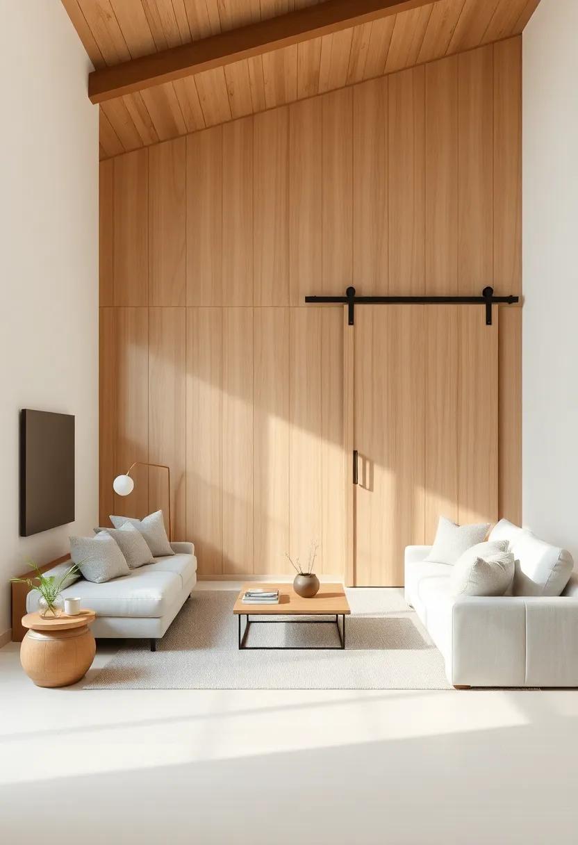 Sliding Door Charm: Add a ⁤sliding barn door made ⁢of wood to enhance functionality while accentuating the rustic charm