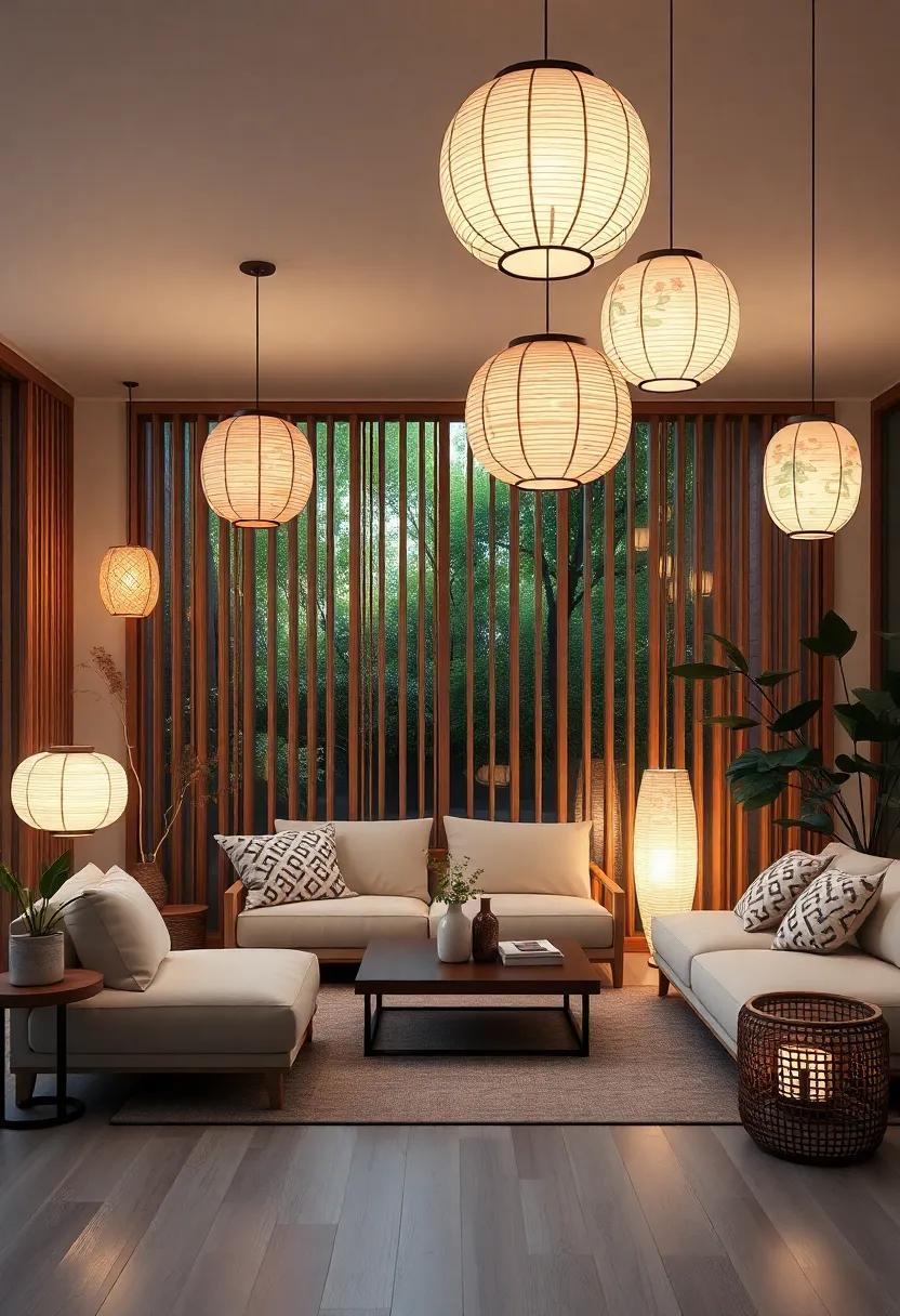 Floating Lanterns: Incorporate lanterns ⁢in a shallow water feature for a serene and reflective‌ effect