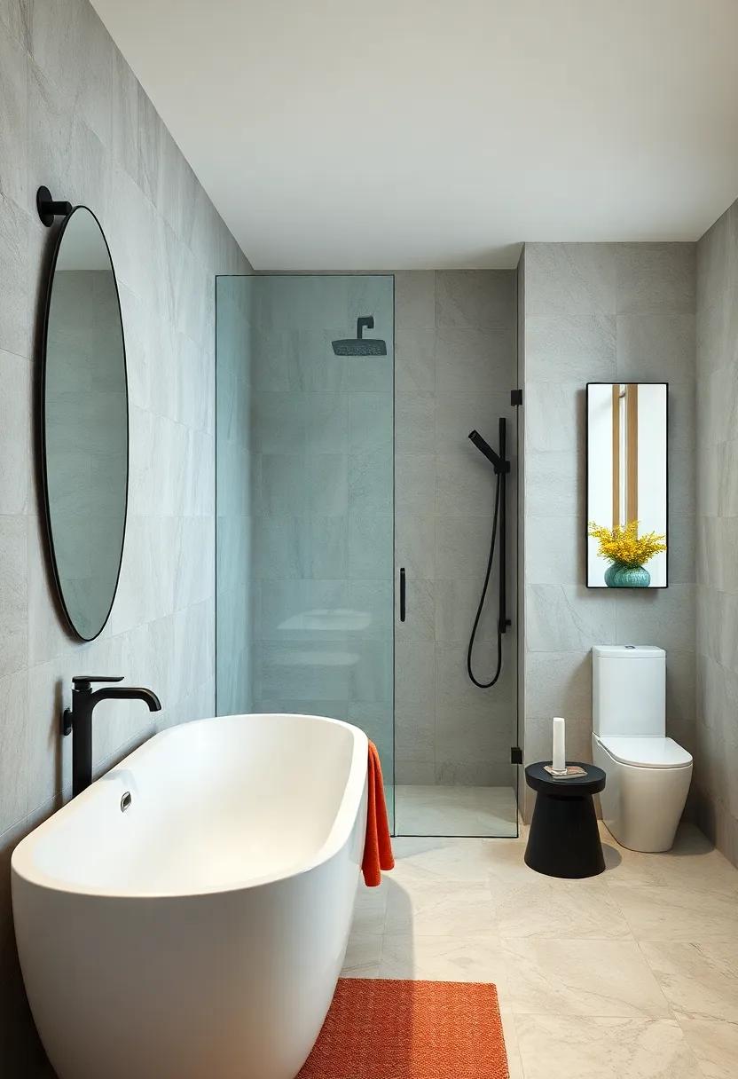 Curbless Showers: Discuss the trend of⁤ curbless showers for a seamless transition ‌and⁣ minimalist appeal