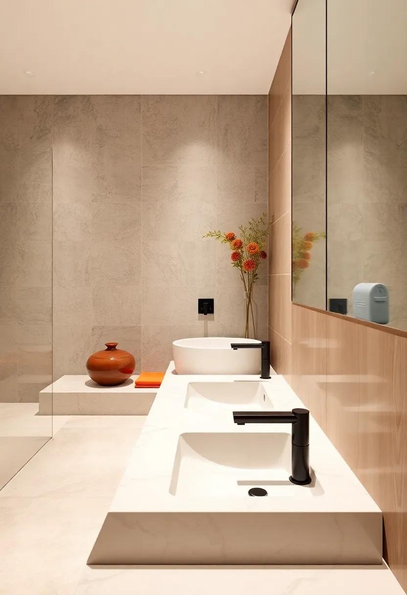 Elegant Faucets:​ Examine unique faucet designs that⁤ offer ⁤both functionality ⁤and ​a ​sculptural quality to your sink area