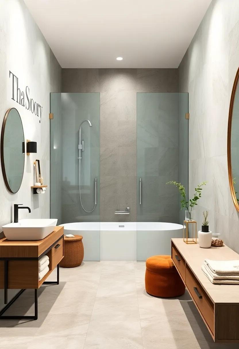 Incorporating Clear ⁢Glass for a‌ Spacious Illusion