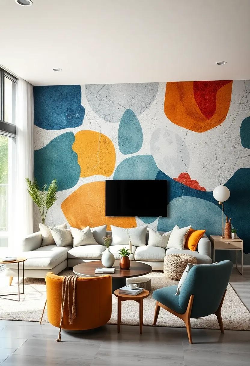 Retro Revival: ‌Pay ⁤homage to the past ⁢with⁢ abstract patterns ⁤inspired‍ by⁤ mid-century design,adding ‍a nostalgic charm to ⁣contemporary ⁤interiors