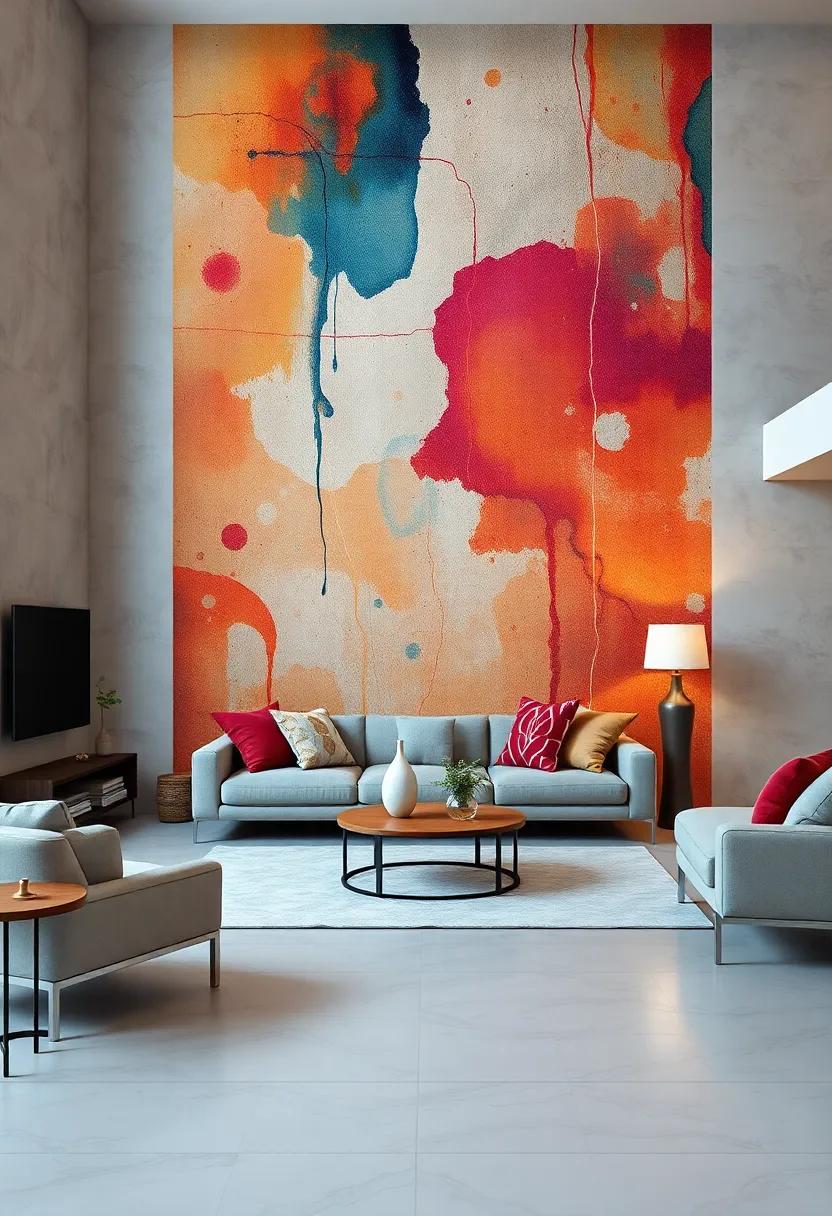 Eco-Friendly Choices: Consider sustainable ​wallpaper options ⁣featuring‍ modern abstract designs, ⁢combining style with environmental consciousness