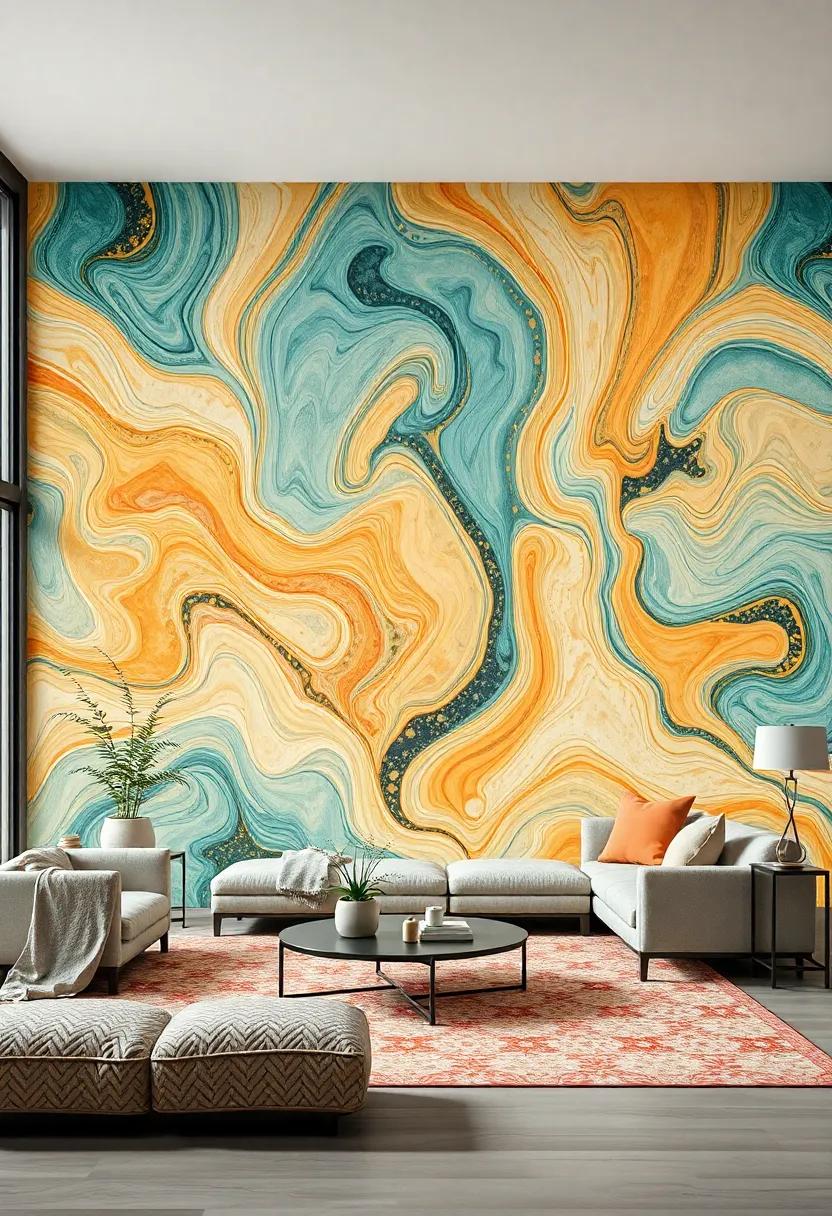Dynamic Swirls:‍ Inject energy into‌ your living space with swirling ‍and flowing patterns ⁣that create a⁤ sense of movement and ⁢fluidity