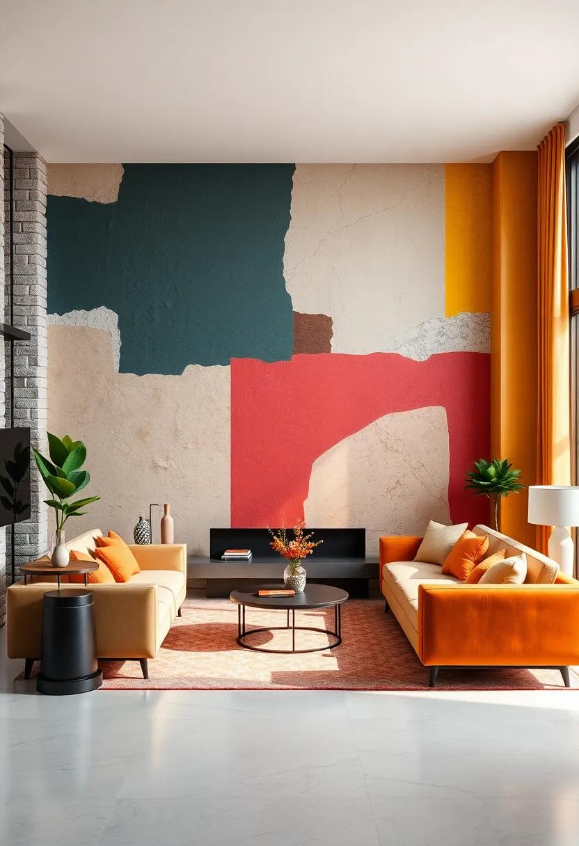 color Blocking: Embrace bold color blocking‍ designs that make a‍ statement, allowing you to define areas within your ⁣living ⁤space