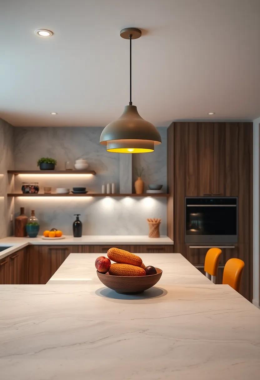 Color-Changing Lights: Discover the versatility of ⁤color-changing lights that‌ allow you to set the mood in your⁣ kitchen, from⁤ energizing to relaxing
