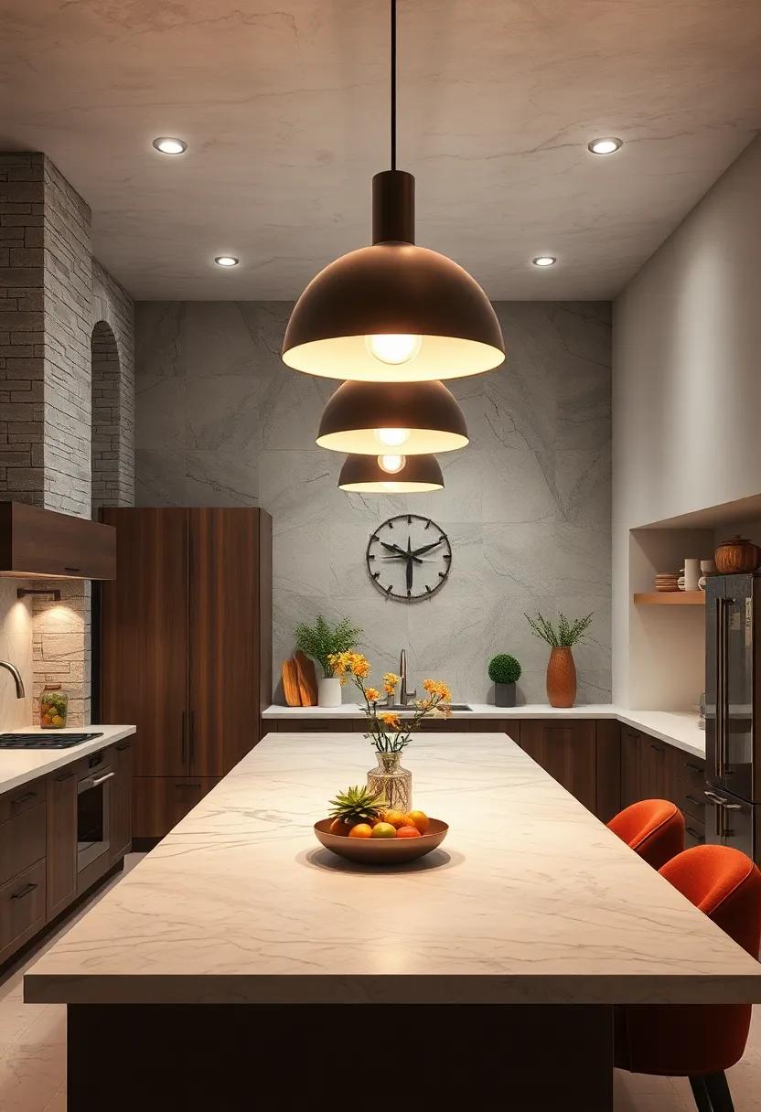 Oversized Fixtures: Opt for oversized light fixtures that⁤ command attention and act as a‍ conversation piece in your kitchen