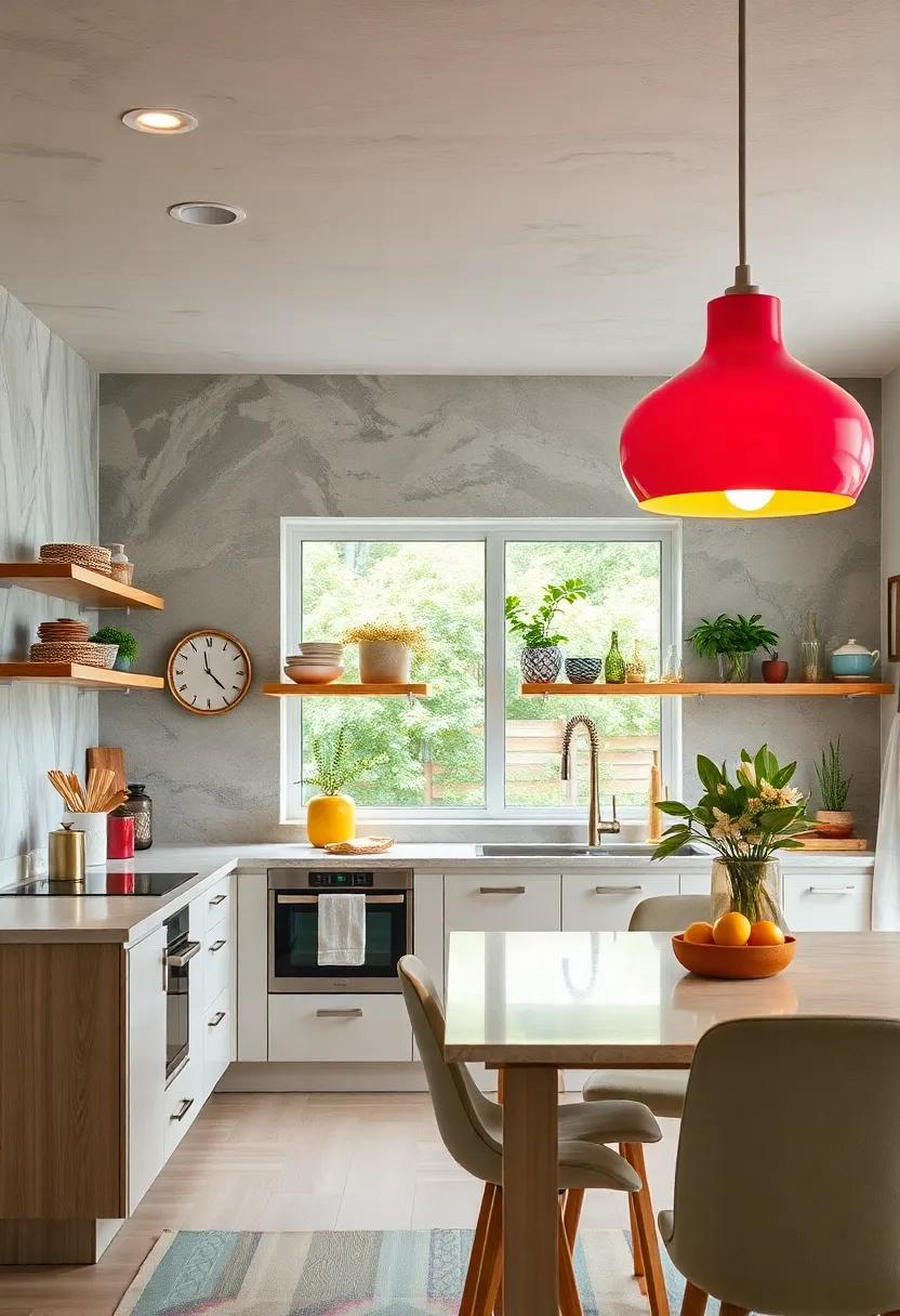 Retro-Inspired⁤ Designs:⁢ Infuse personality ⁢into your kitchen with retro-inspired light fixtures that ‌evoke nostalgia and charm ‍through vibrant colors‌ and⁢ playful shapes