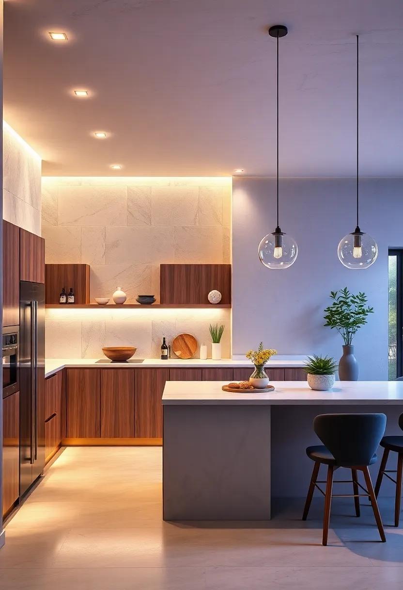 Smart Lighting⁣ Solutions: Upgrade⁣ your ‍kitchen with ⁤smart ⁣lighting ⁢solutions that can be‍ controlled via your⁤ phone, allowing⁣ you to adjust brightness and⁤ colors with ease
