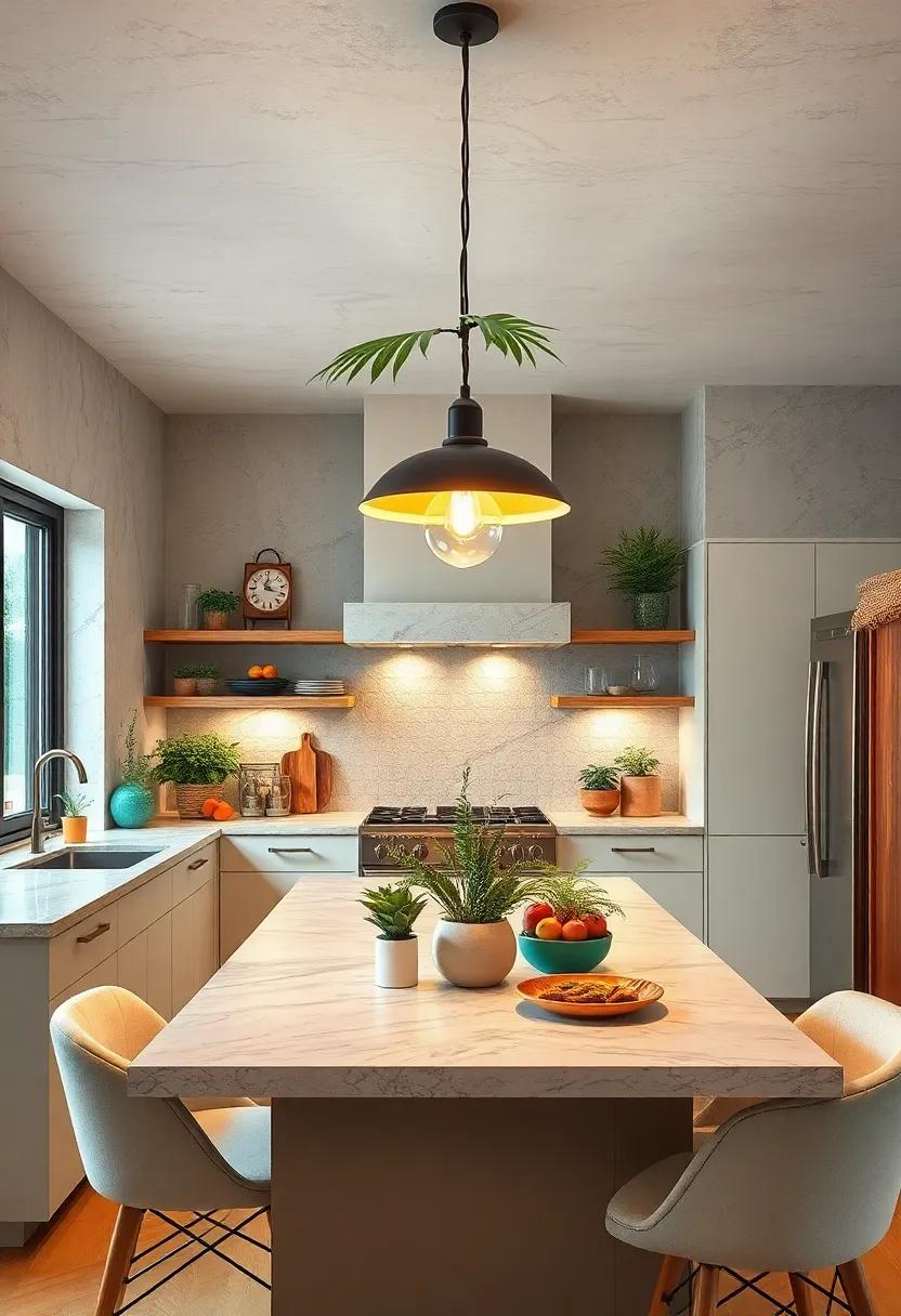 Tropical-Inspired ⁢lighting: Bring ⁤a touch of the tropics⁤ into ‌your kitchen ‌with light⁤ fixtures ​that feature ⁤palm leaves or ‍oceanic themes—perfect ‍for ⁣a‍ sunny ‌vibe