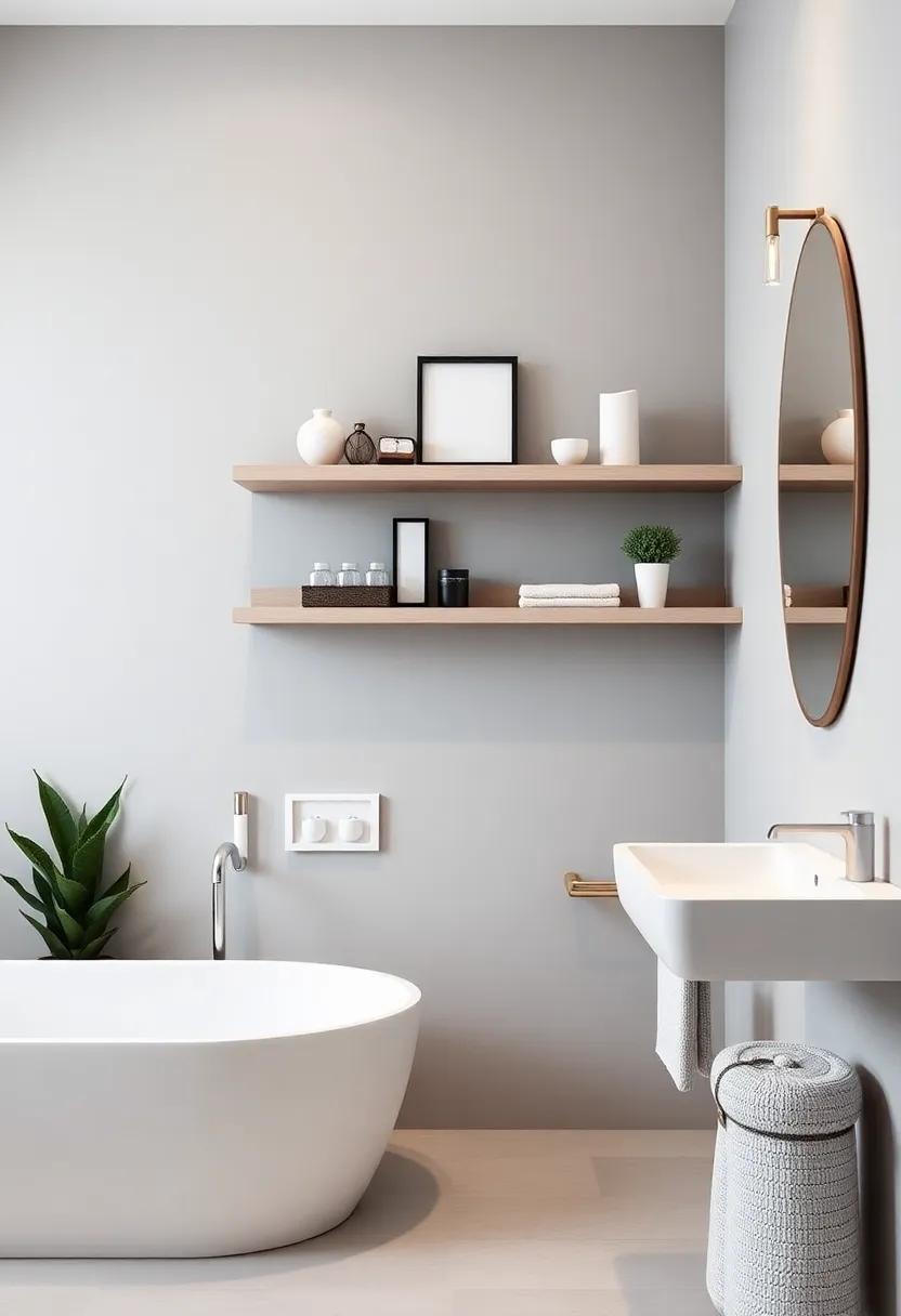 Floating Shelves: Install sleek ‌floating ⁤shelves to display a collection of curated decor and essentials without overcrowding your space