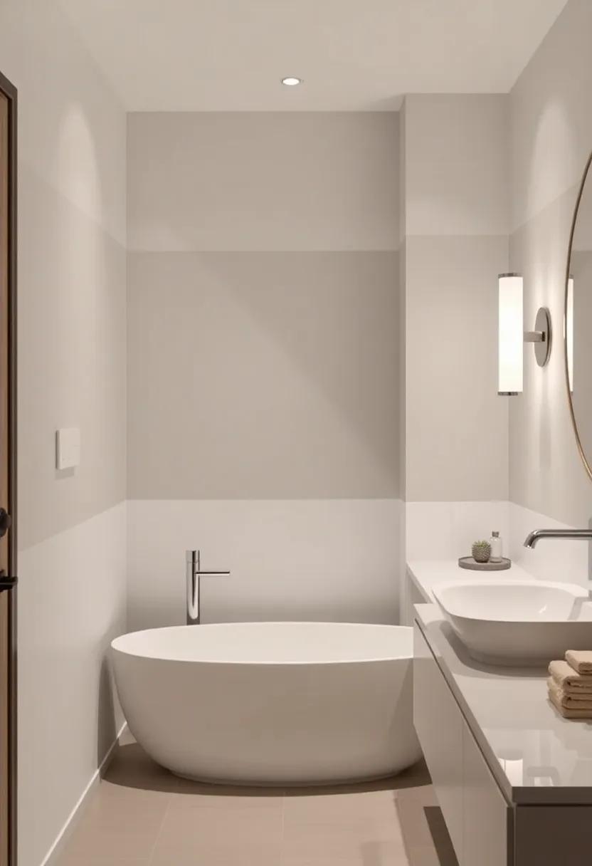 Soft Lighting: Use dimmable LED lights or ⁣elegant sconces to ensure your bathroom’s illumination⁣ can‌ shift from⁣ bright functionality to soothing ambience