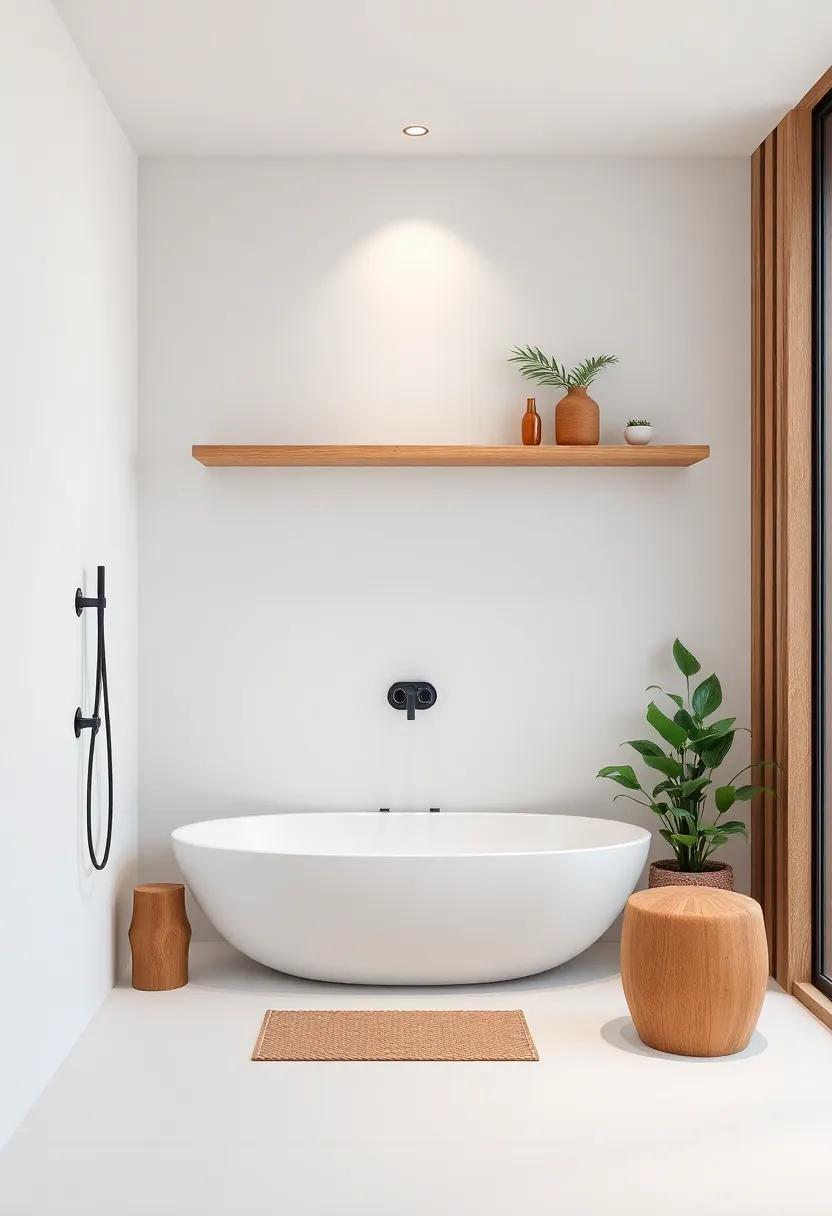 Wooden Elements:​ Incorporate bamboo or reclaimed wood accents⁢ in⁤ shelves⁢ or decor to connect with nature and introduce warmth