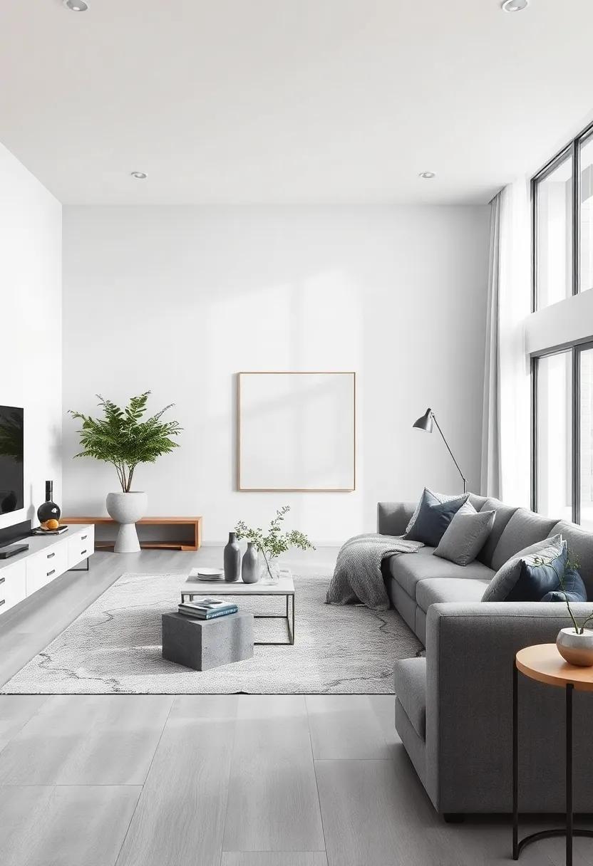 Sculptural⁤ Elements: Incorporate sculptural gray decor pieces to add three-dimensional interest and a contemporary flair to your living room