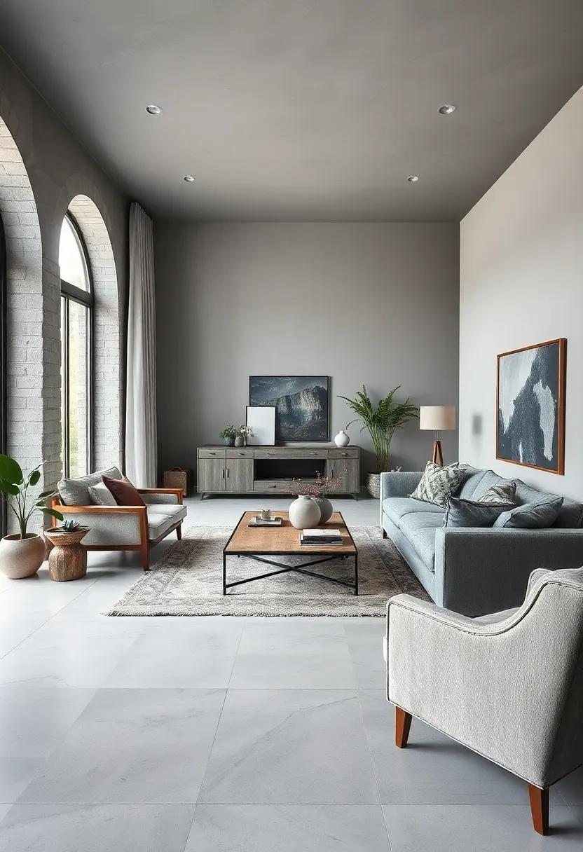 Vintage Touch: Integrate vintage gray ⁢furniture‌ or decor items for an eclectic touch that adds character and charm to the elegance of⁢ your living room