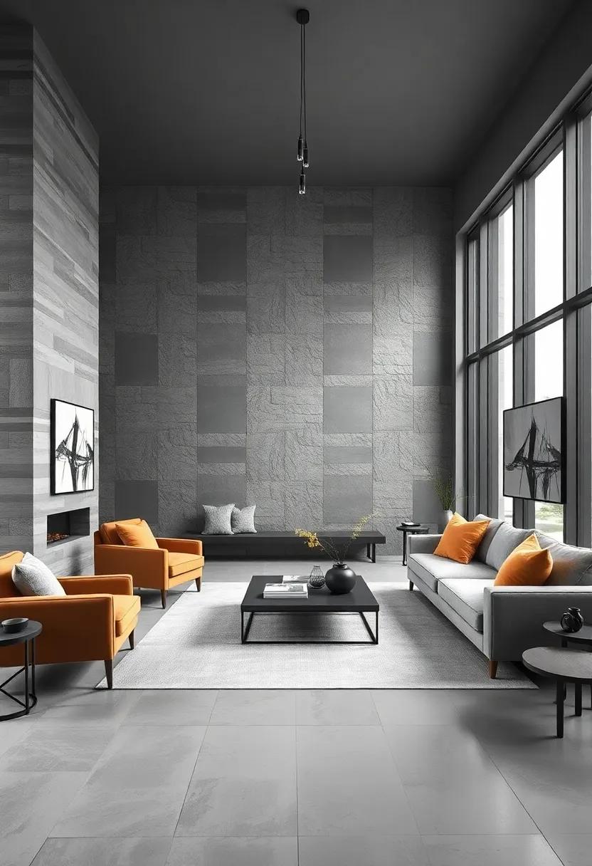 Wall treatments: Consider textured wall treatments in gray,such as shiplap or ‌wallpaper,to create an eye-catching backdrop without⁤ overwhelming the space