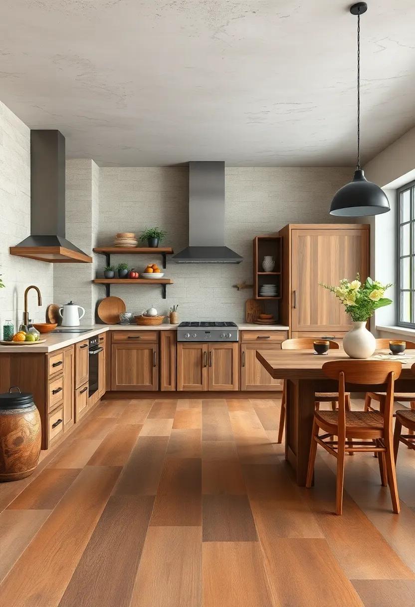 Capturing the Warmth of Earthy Color Palettes in rustic ​Kitchen Designs