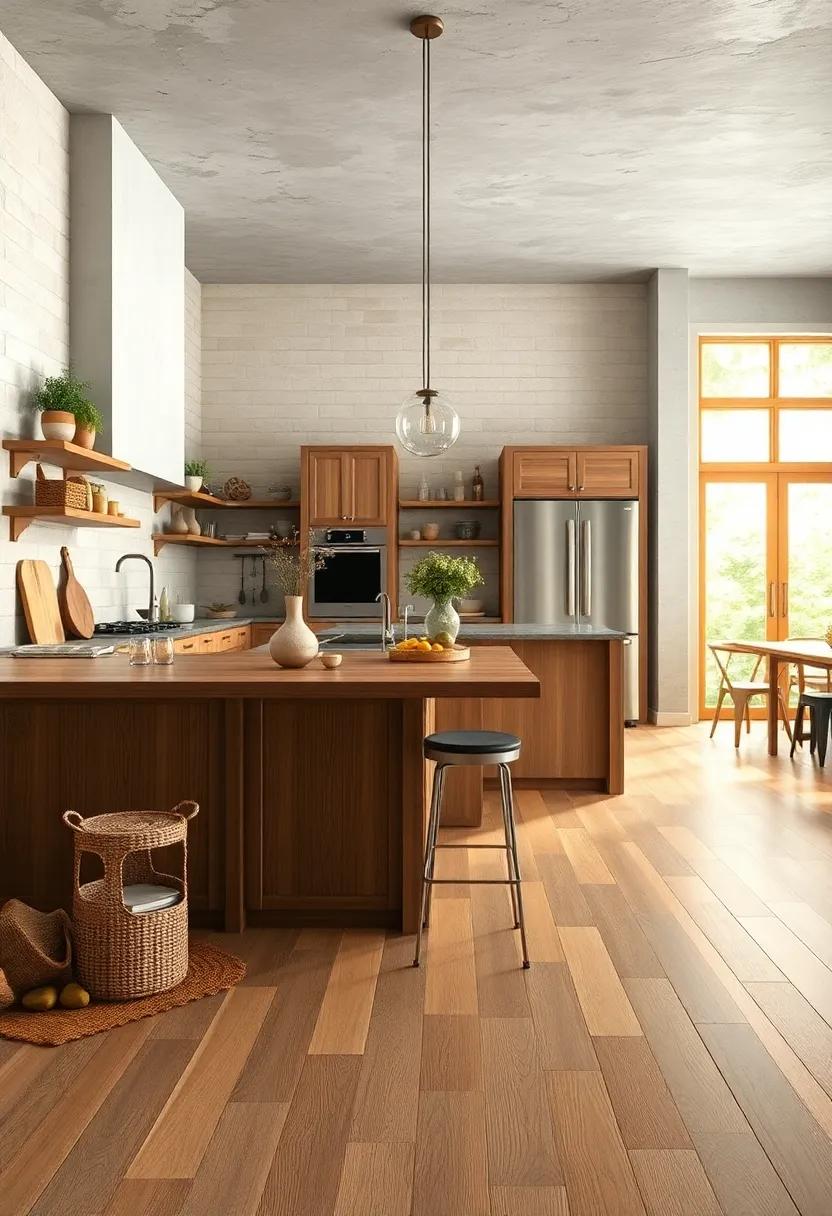 Incorporating Eco-Friendly Bamboo ⁢Flooring for a Rustic Yet Sustainable Kitchen