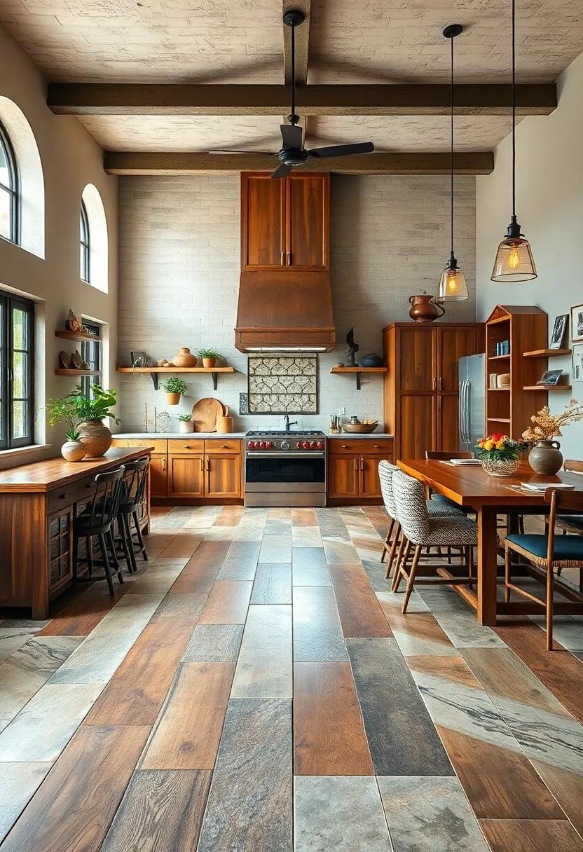 Perfectly Merging Old and New with Industrial ​Rustic Flooring options