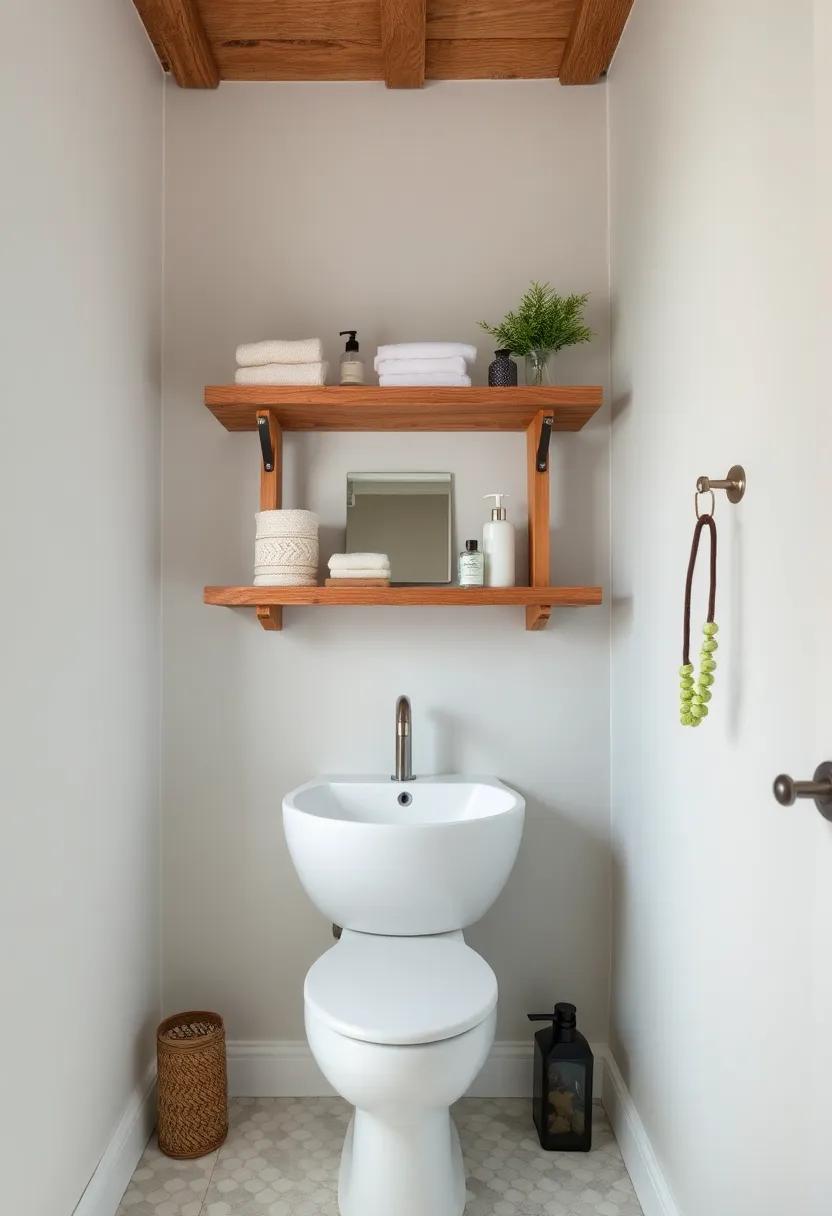 Embrace reclaimed wood shelving ‌to ‌showcase your favorite bathroom essentials ‍while adding warmth and texture