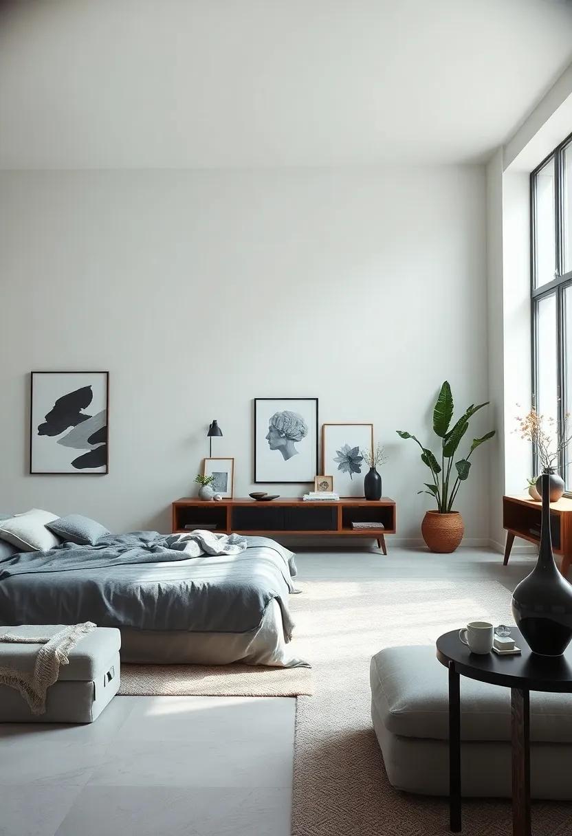 Artwork ⁤Selection: Curating‍ Monochrome Pieces for Impact