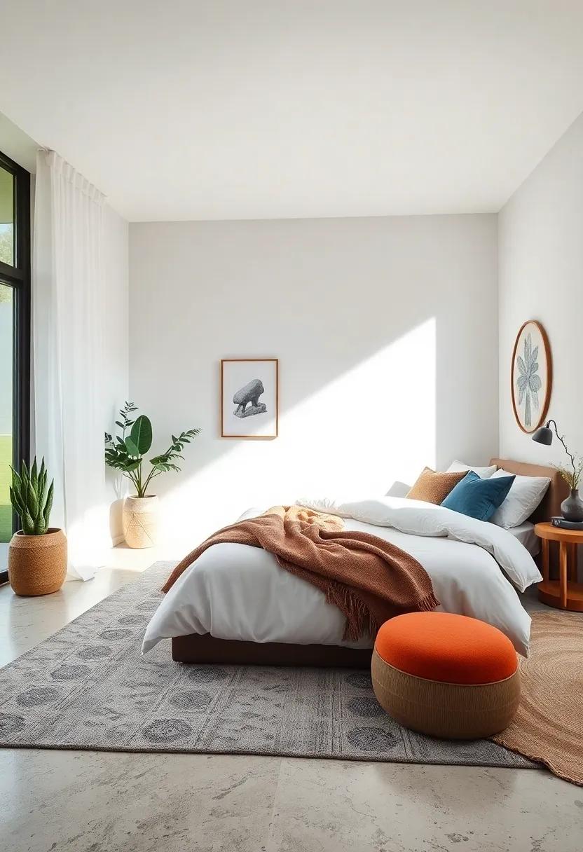 Grounding Elements: Using Rugs to Define Your Monochrome Retreat