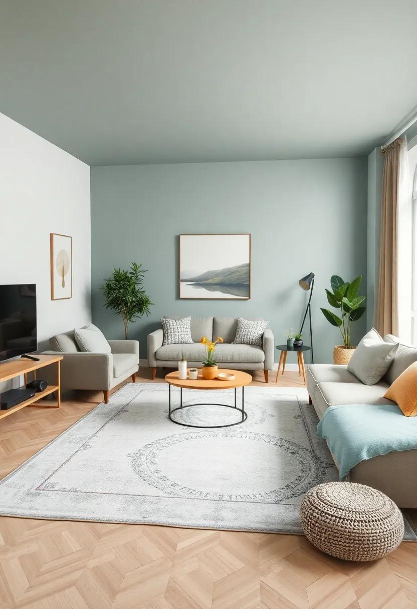 Integrating Rugs For Defined Areas And Enhanced Comfort‌ In Small Rooms