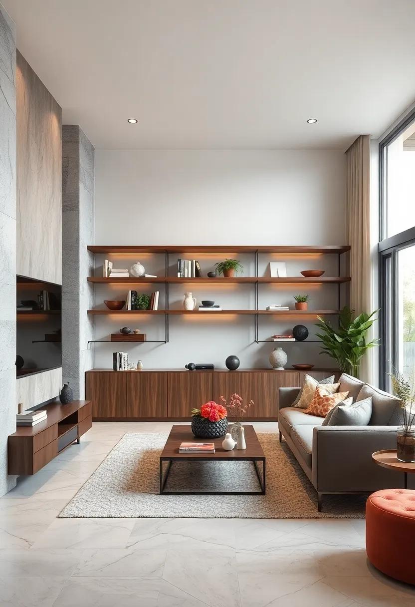 Incorporating Natural Elements:‍ Integrating Plants into​ Built-In Shelving Designs