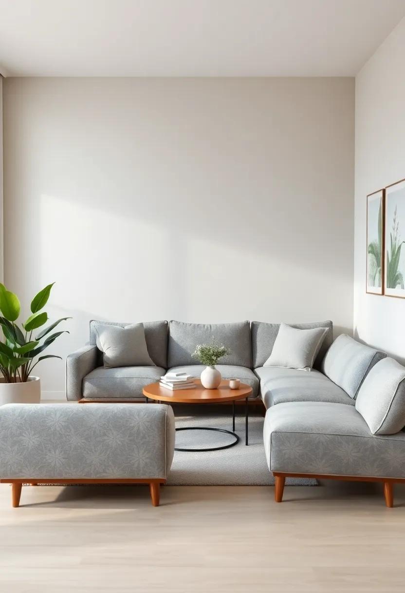 Earthy Tones: Learn how earthy‌ gray upholstery can create ⁣a serene atmosphere, especially when complemented⁤ by green plants