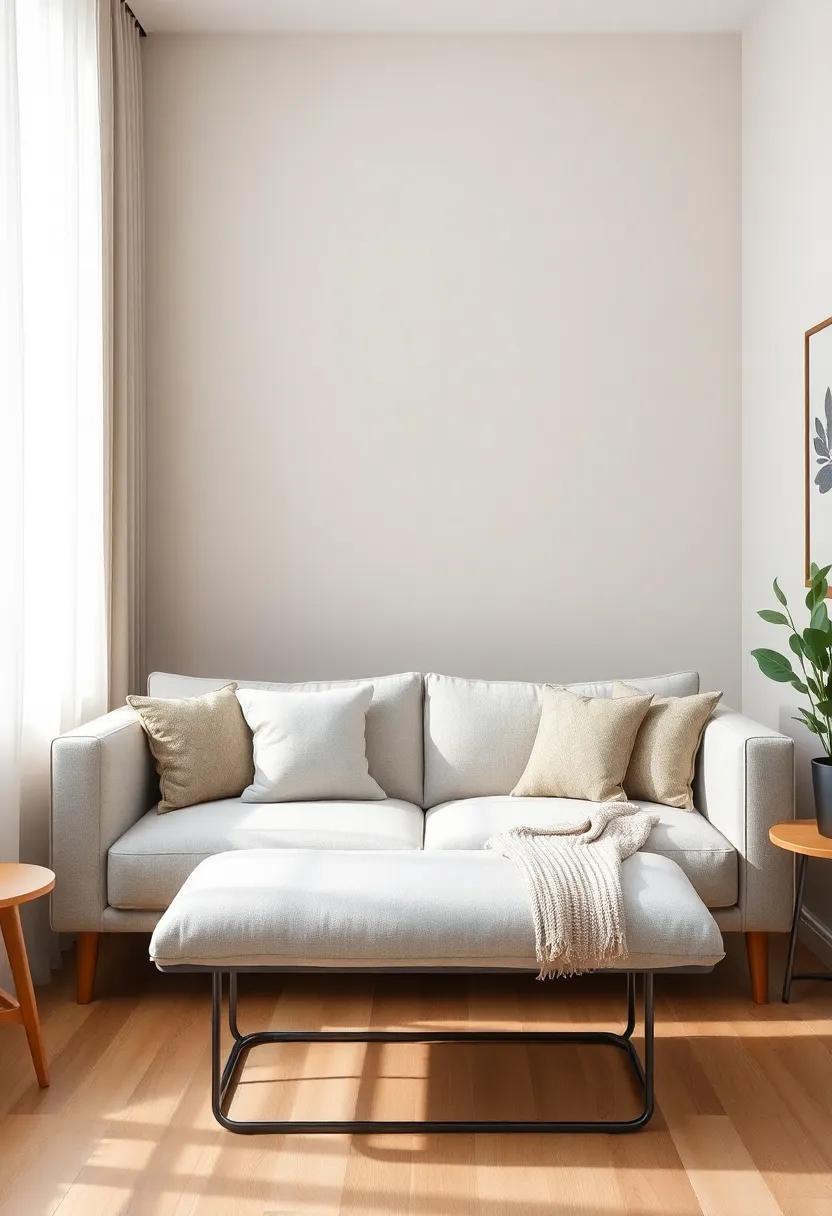 Select a Compact Frame: A‍ more narrow sofa bed‍ can provide ample seating ⁣without consuming too much area in‌ your living⁢ room