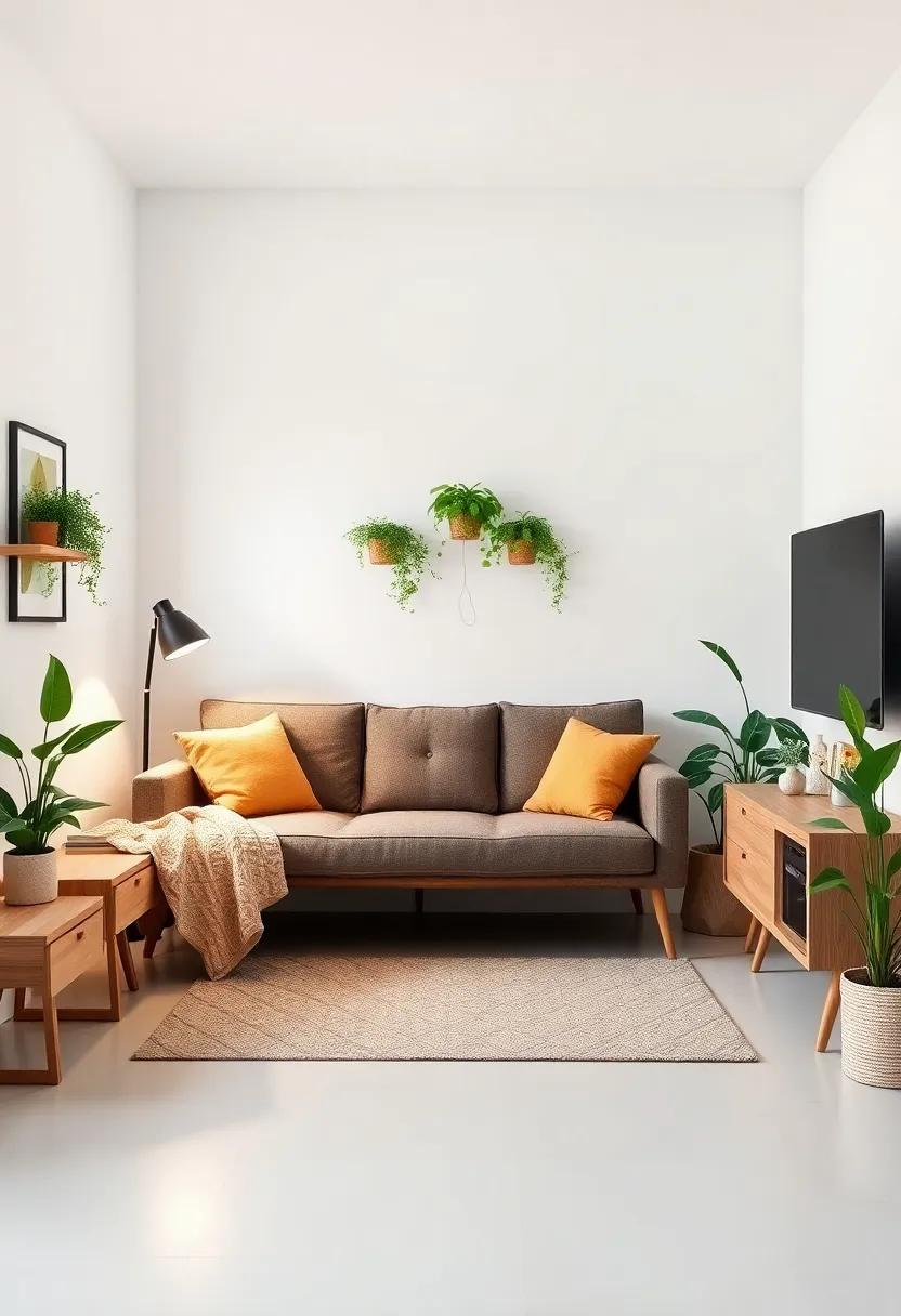 Introduce Greenery: ⁢Incorporate small plants ‌or wall-mounted greenery that can enhance‌ the ambience without⁤ taking up floor space
