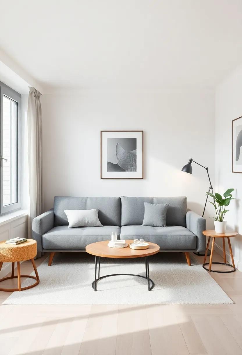Opt⁤ for ​a ‍Minimalist Design: Select ​sleek,modern lines ‌for your ⁢sofa bed that⁢ complement the small ‌space⁣ without overwhelming it