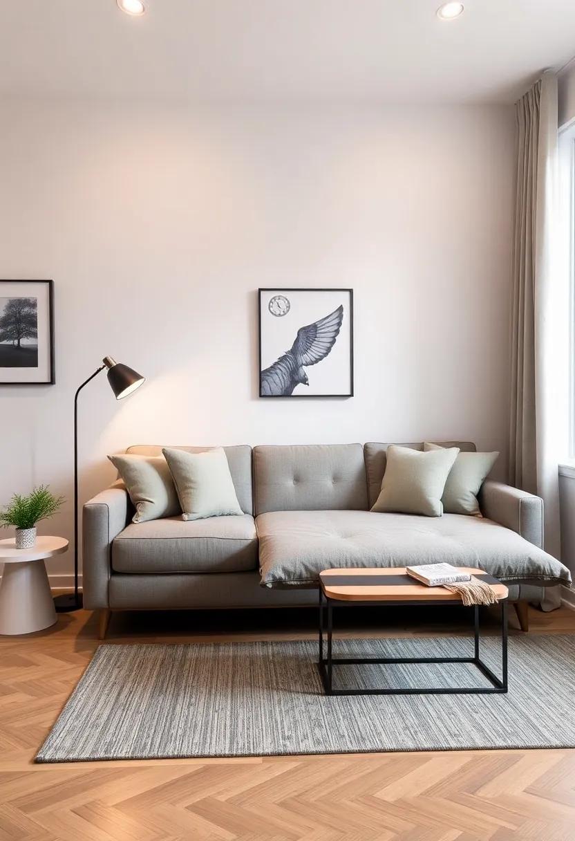Smart‌ Side⁢ Tables: Choose side tables that tuck neatly next to the ‌sofa bed to maximize space and provide functional surface areas