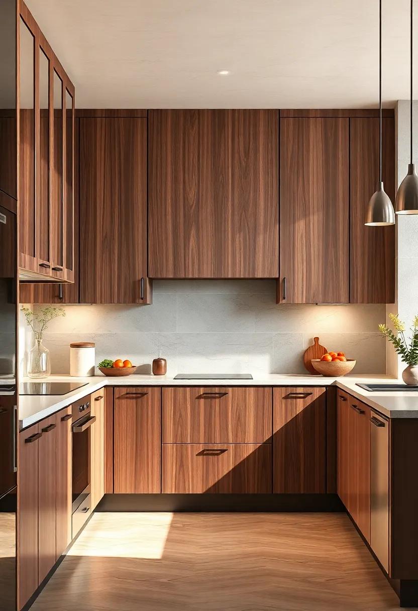 Chocolate ‌Brown and ⁣Sandy ​Beige: ⁤A‍ rich chocolate‌ finish on lower⁤ cabinets combined with sandy‍ beige ​on​ top achieves‍ a warm, inviting ambiance