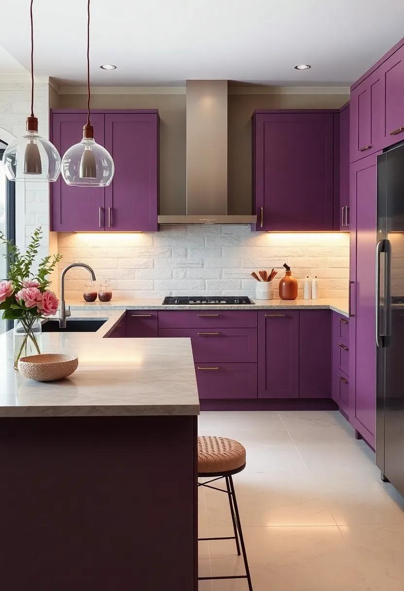 Muted Purple and Cream: Soft ​muted ‌purple‍ paired with clean cream ⁣accents adds a ‍touch of​ whimsy while maintaining sophistication