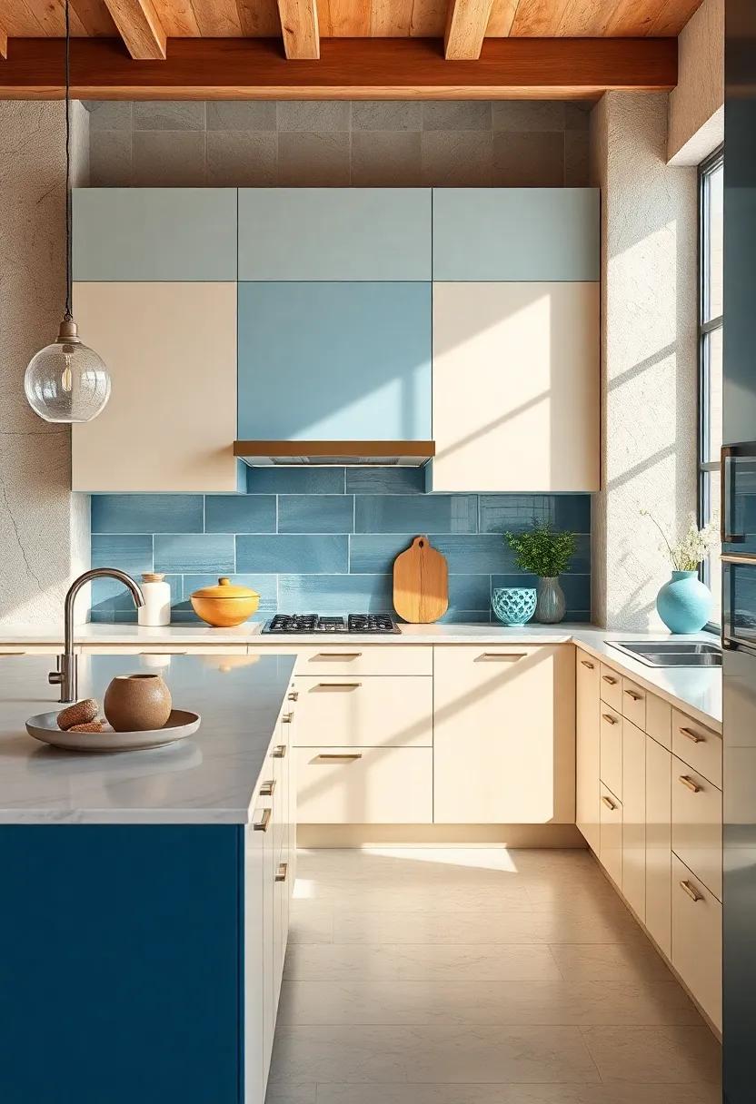 Sand and Ocean ⁤Blue: Evoke a‍ beachy feel by ⁢utilizing sand-colored cabinets along with ocean ‌blue to inspire relaxation in ‍your kitchen