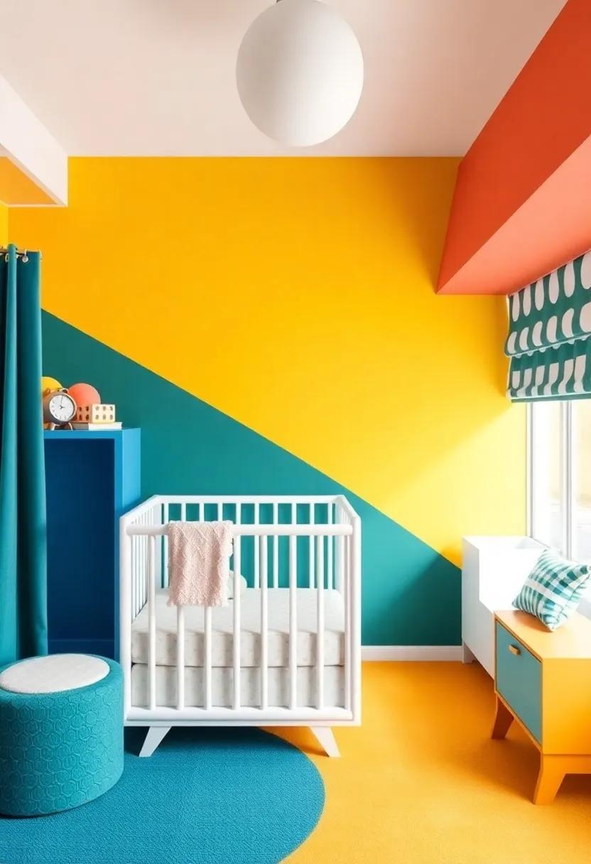 Bright⁣ and ‍Bold: Dare to be different with a mix of eye-catching colors and fun patterns that transform ⁢the nursery into a vibrant, lively space