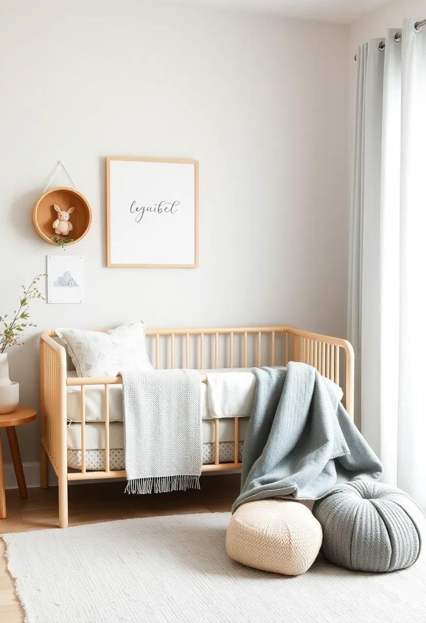 Scandinavian Serenity: Embrace‍ minimalism with soft neutrals, light wood accents, and cozy textiles that create a‍ calming haven for‍ your baby boy