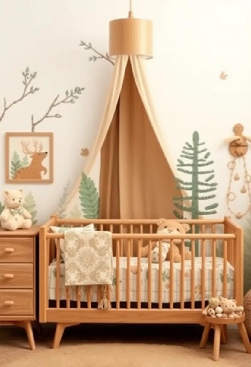 Whimsical Woodland: Bring the​ outdoors inside with earthy tones, charming animal motifs, and leafy patterns that ⁣create ‌a magical forest retreat for your child