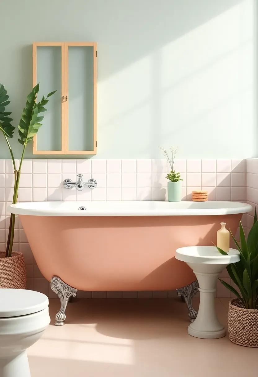 The‍ Allure of ⁣Vintage ‍Ceramics​ in ⁤Soft ⁤Pastel⁢ Shades for Your ⁢Bathroom