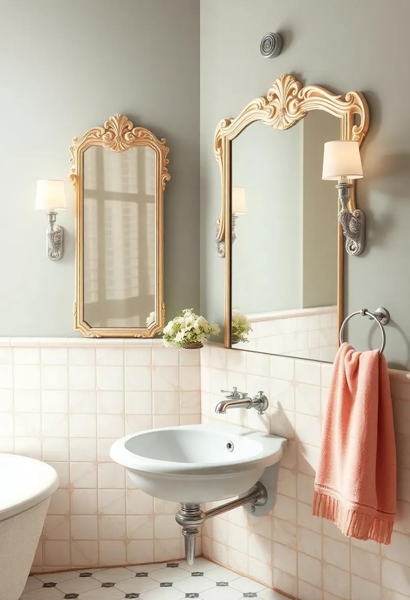 Charming Vintage Mirrors that Reflect ⁢Timeless Elegance