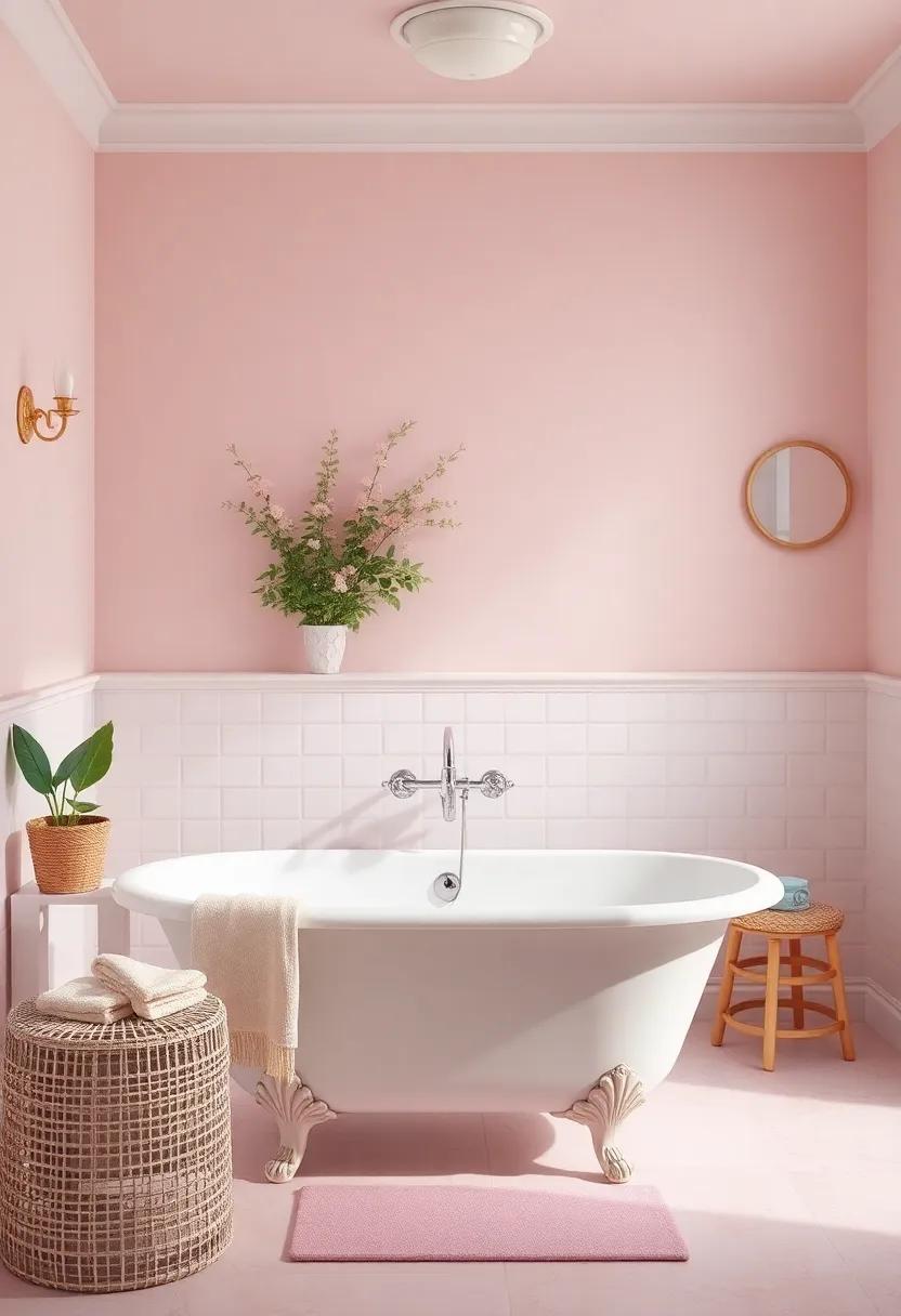 Choosing the Right Color Palette​ for a Vintage Pastel Bath Oasis