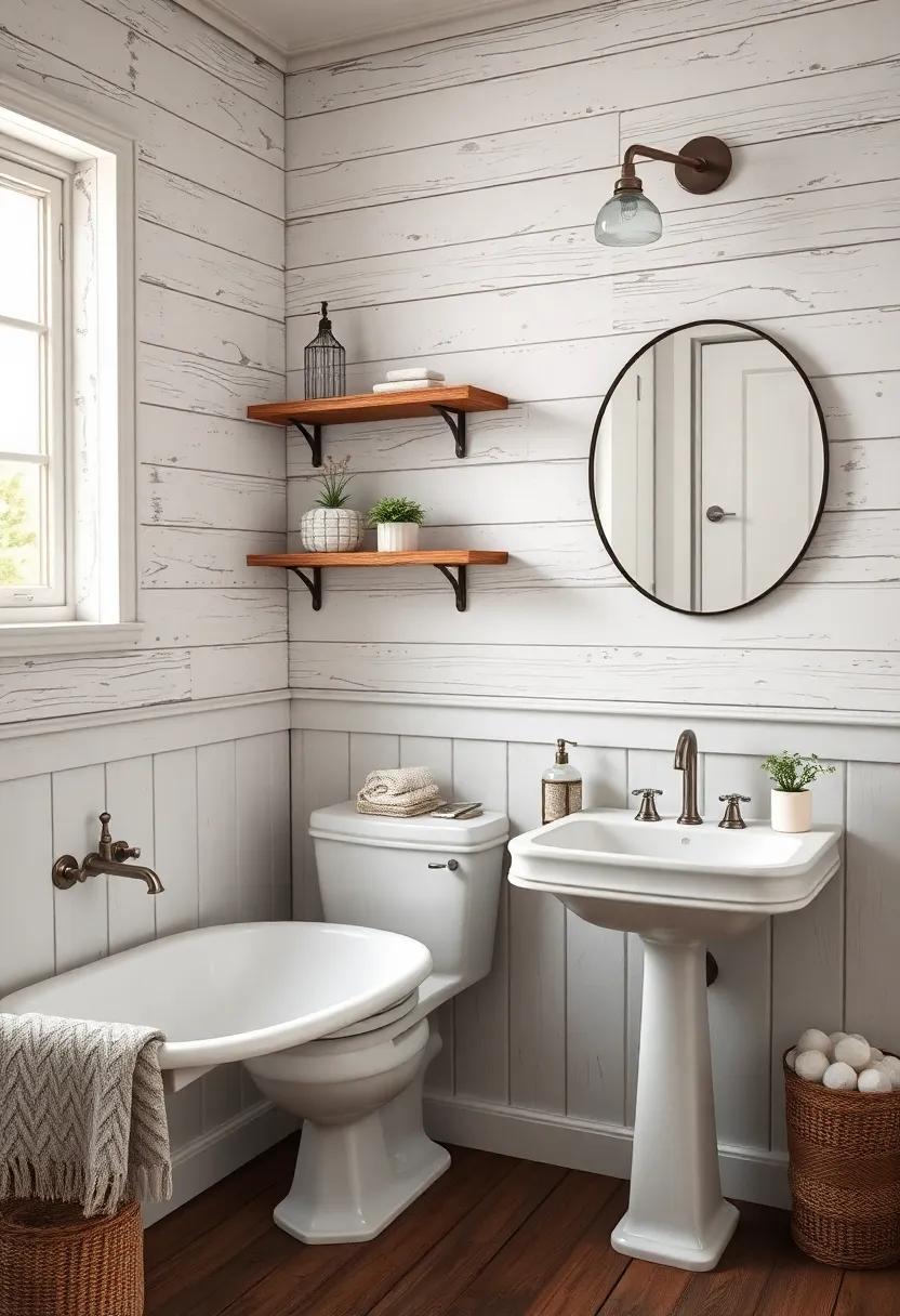 Distressed finishes: ⁤Use age-old techniques to create⁤ a weathered finish⁣ on wood ‌shelves or cabinets for⁤ a rustic charm that ‌whispers ⁢stories of⁢ the past