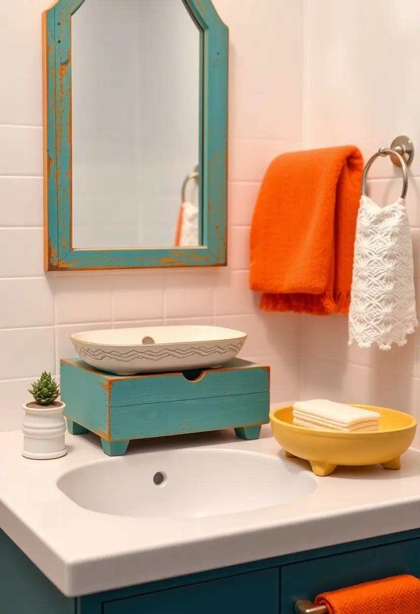 Vintage soap dishes:‍ Incorporate vintage ⁤wooden soap dishes painted in ‍bright‍ colors for a functional accent⁢ that echoes ​the charm of the past