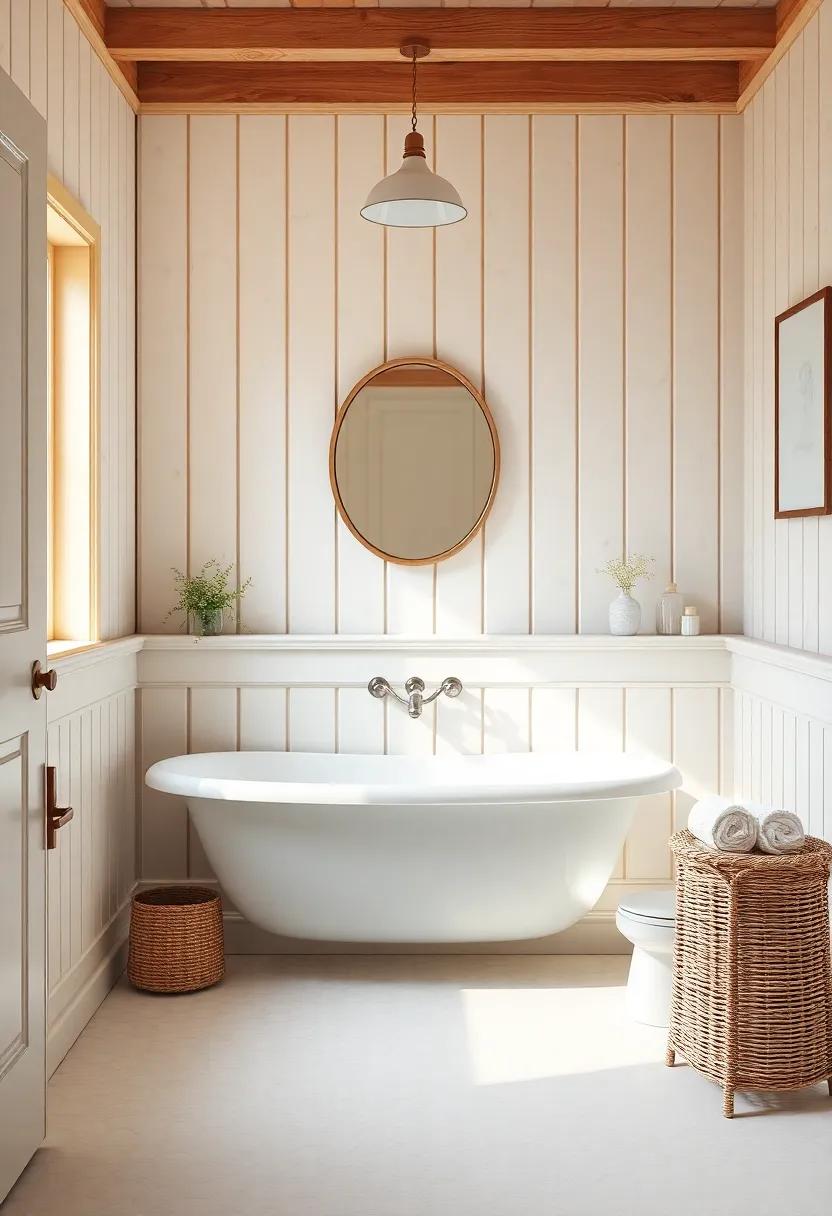 Cottage-style beadboard: Incorporating ⁤beadboard painted in soft white or pale​ yellow can lend a warm, cozy⁣ feel reminiscent of a quaint‍ cottage