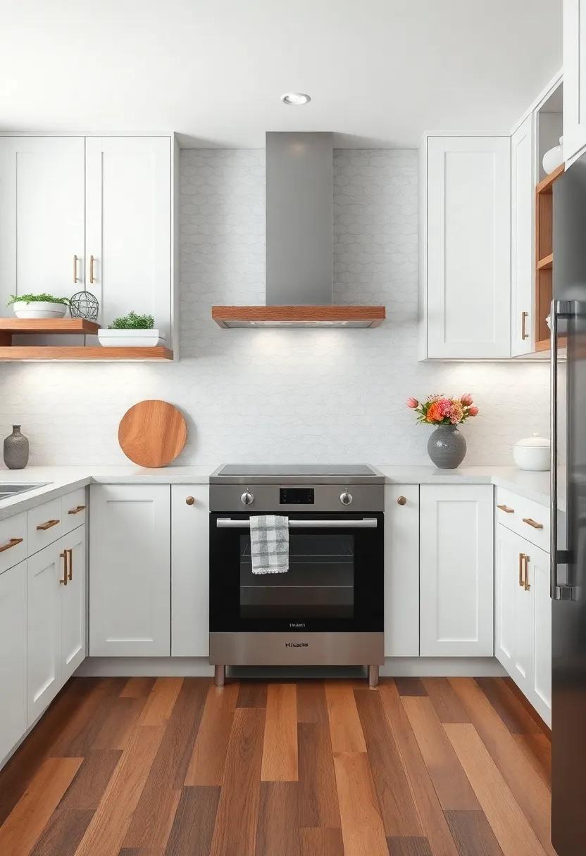 Textured Accents: Introduce textures like wood or stone in your kitchen decor to⁤ add depth and warmth to the​ stark contrast between white cabinets and gray walls