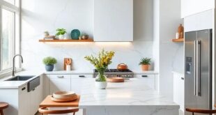 25 Inspiring Ideas for a Modern Kitchen Embracing Marble Countertops